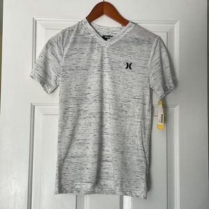 Boy medium Hurley v-neck t-shirt-brand new